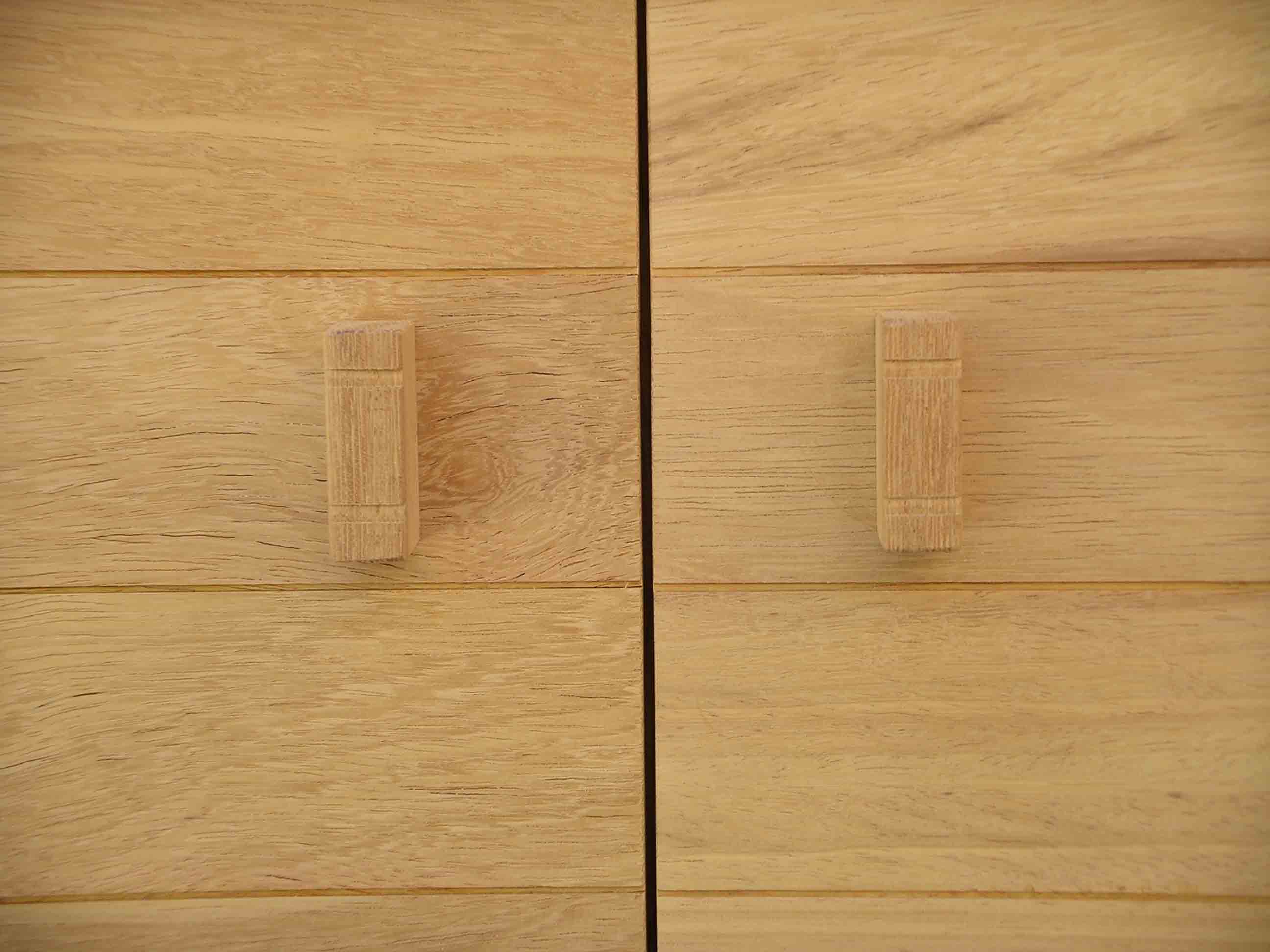 handmade iroko cabinet handles