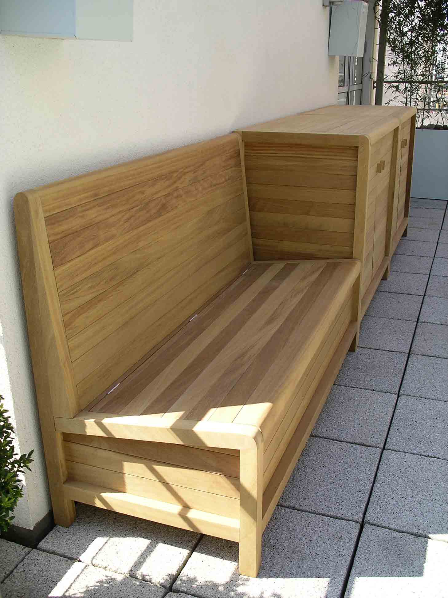 hardwood weather proof garden furniture bespoke made