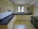 bespoke painted Shaker style fitted kitchen